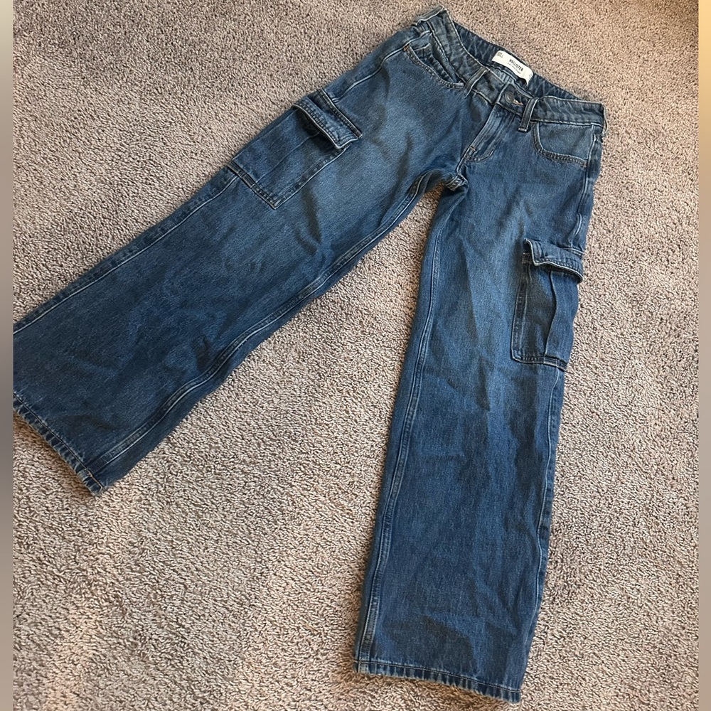 Hollister girls Low-Rise Baggy Jeans - Blue